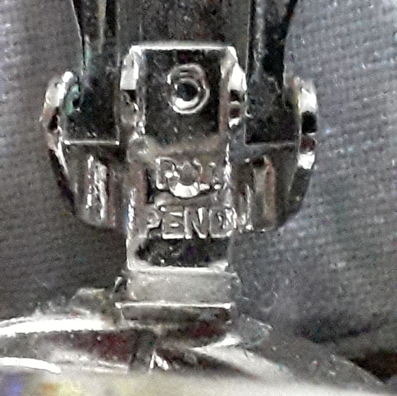 Unique Silver Matching Brooch And Earrings - Picture 9 of 9